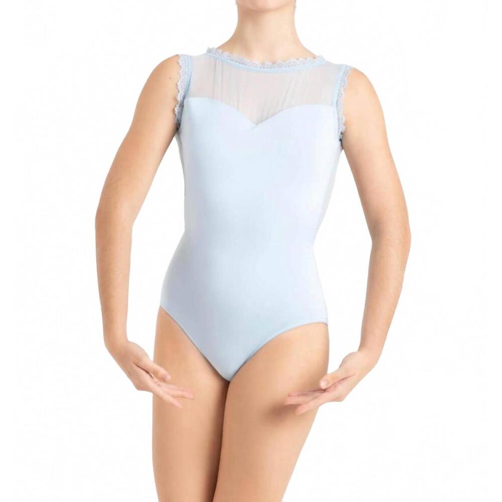 NEW CAPEZIO saltwater leotard in soft baby blue